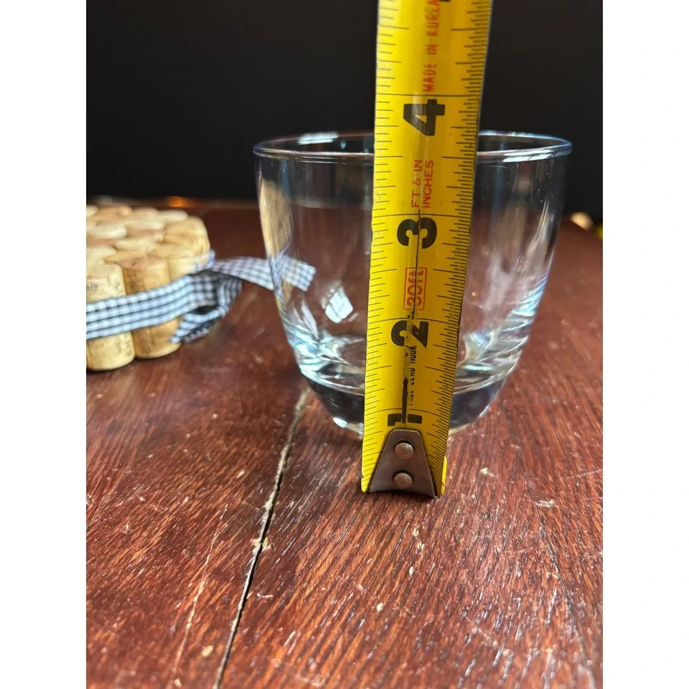 Circleware Controlled Bubble Whiskey Glass Clear Heavy Base Rocks Glass